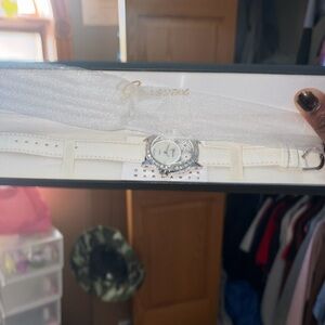 Geneva White Women's Watch